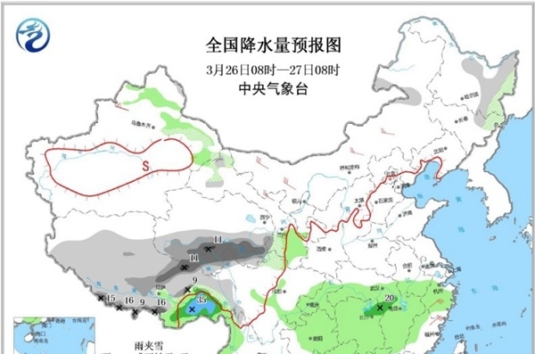 长江中下游强降雨再起 北方气温波动大