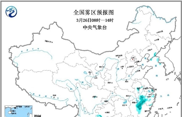 大雾黄色预警！安徽上海江西等地有强浓雾