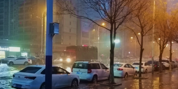 安徽淮北昨日遭遇强对流天气 积水严重-图1