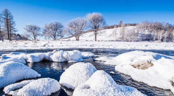 内蒙古神奇不冻河 气温低至-35℃仍在流淌-图5