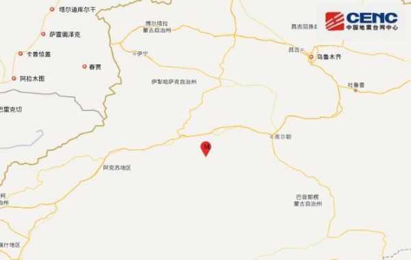 新疆地震最新消息2019 阿克苏库车县爆发3.1级地震
