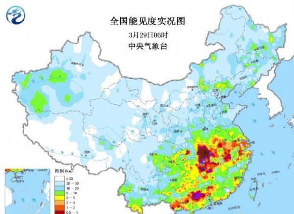 今天全国天气形势复杂 大雾冰雹雷暴都会出现