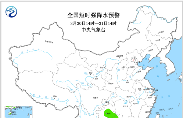 强对流蓝色预警中 贵州广西等地有8-10级雷暴大风-图2
