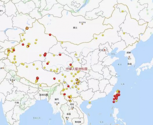 2019年前三个月中国地震总结：新疆41次3级以上地震