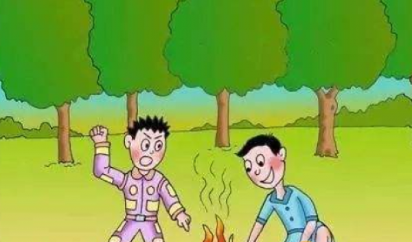 2019森林防火画画图片大全 森林防火儿童绘画图片集锦