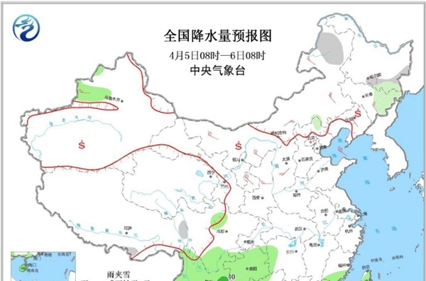 南方今起雨水减弱 北方风大有扬沙