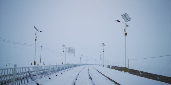 青海玉树曲麻莱降雪 交通畜牧业受影响-图3