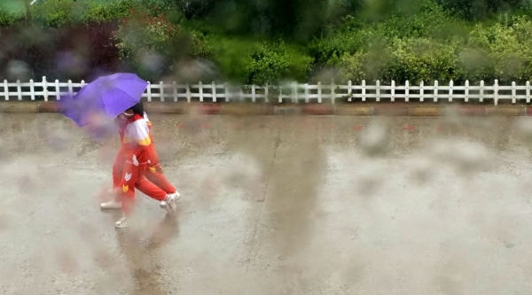 山东威海降雨 路面湿滑-图4