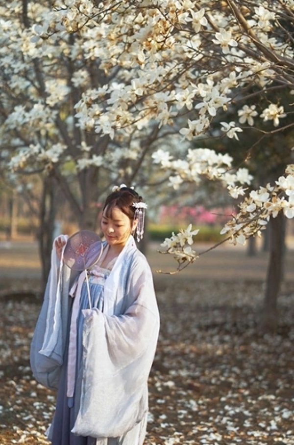 美人如玉裳如画 春花古装两相宜-图4