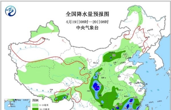 南方降水“怒刷”存在感 北方冷空气来“退烧”