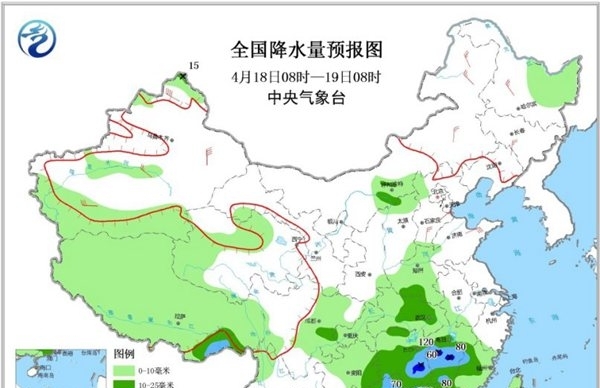 南方降水“怒刷”存在感 北方冷空气来“退烧”