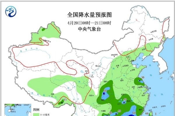 南北方降水连成片 广东江西警惕强对流