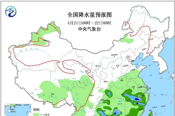 周末南方雨水不休 北方大部先雨后晴凉爽舒适