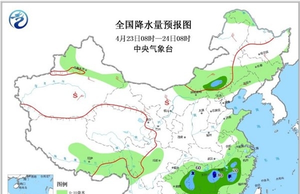 今起北方迎降雨降温 江南成强降雨中心