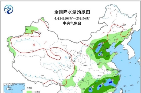 京津冀阴雨降温登场 江南华南雨难消