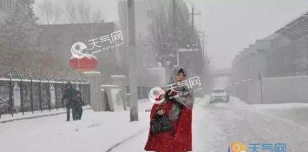 内蒙古多地出现雨雪降温 今晨呼和浩特气温不足1℃