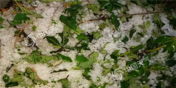 云南8地遭冰雹袭击 今明天仍将现局地强对流天气