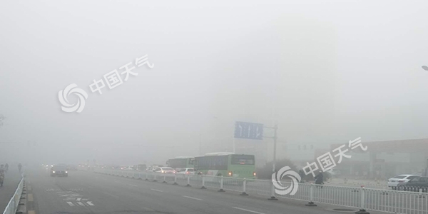 今早河北多地浓雾笼罩 未来天气转好利出行