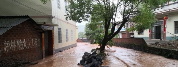 局地大暴雨！湖南东安多处塌方 成片农田被淹-图6