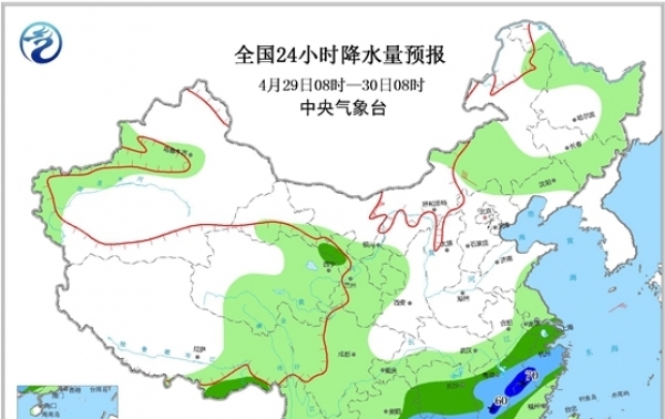南方雨水强势“霸屏” 北方气温跌宕起伏