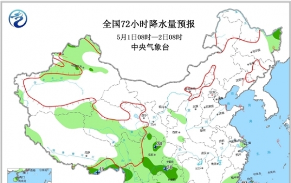 南方雨水强势“霸屏” 北方气温跌宕起伏