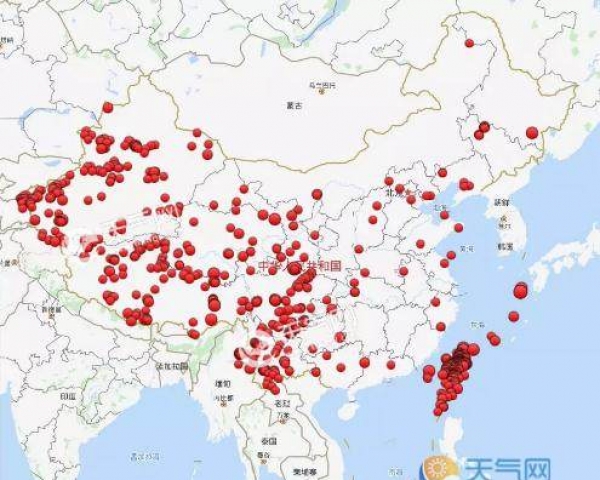 最新上周地震总结：9次3级以上地震最大6.3级