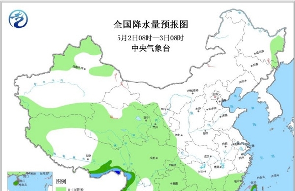 京津冀冲击30℃ 4日南北方多降雨