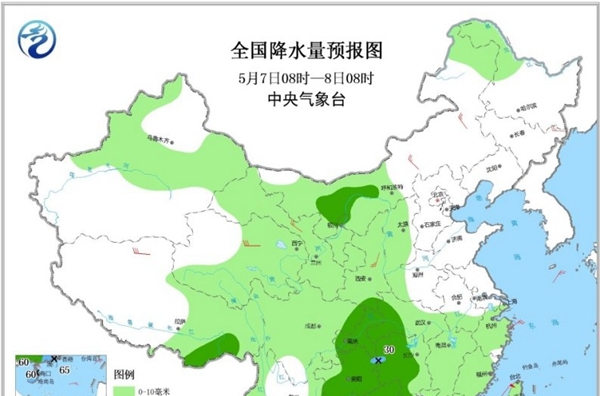 西北雨减弱 周四起全国迎三天降水间歇期