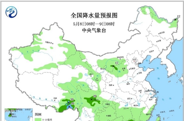 西北雨减弱 周四起全国迎三天降水间歇期