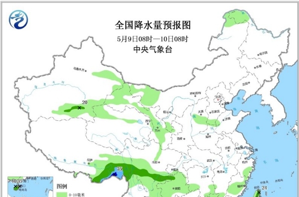 西北雨减弱 周四起全国迎三天降水间歇期