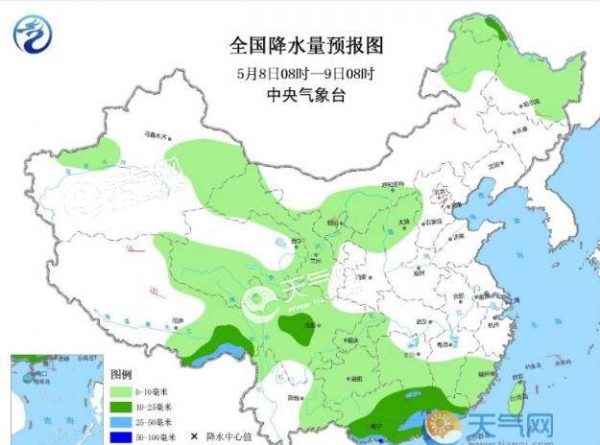 华南江南中到大雨继续 华南局地暴雨伴雷暴大风