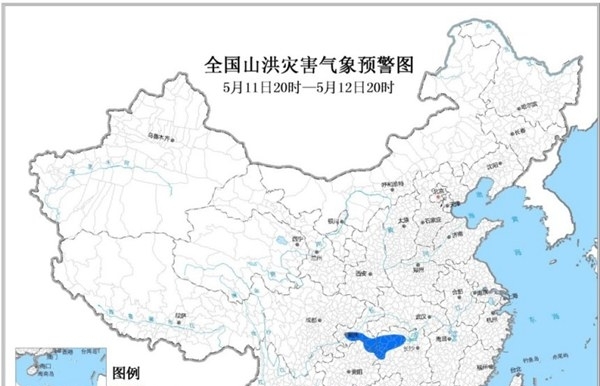 山洪灾害气象预警：湖南重庆贵州等地可能发生山洪
