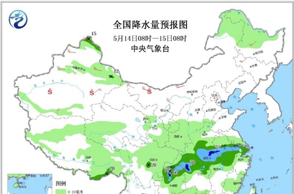 湖南等3省有暴雨 北方风雨沙套餐上线