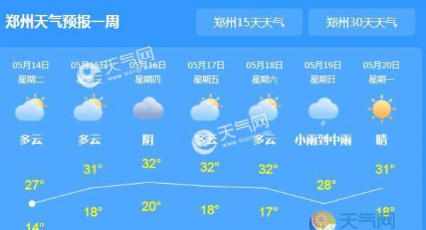 河南今起开启雷雨模式 信阳驻马店等地气温仅20℃