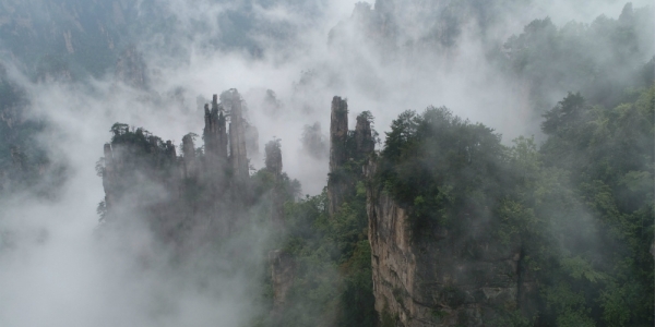 烟雨漫峰林 张家界云环雾绕宛如仙境-图4