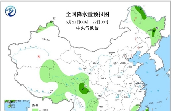 今日南北方降雨持续 下周起降雨暂停气温升