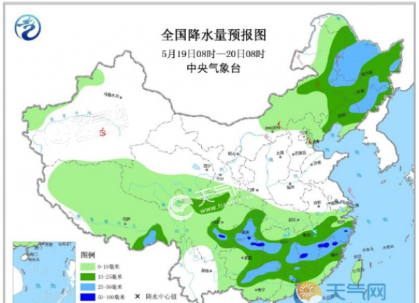 南方持续强降水 北方冷空气影响将结束