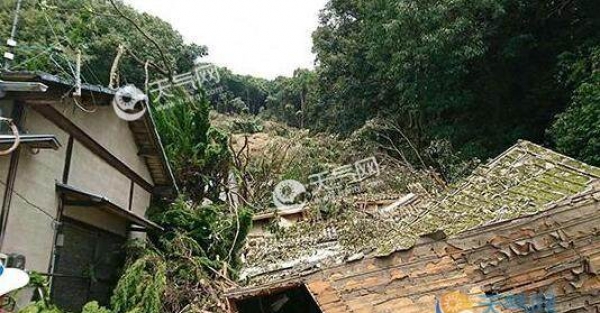 日本鹿儿岛县突发山体滑坡 河流水位上涨314人被困