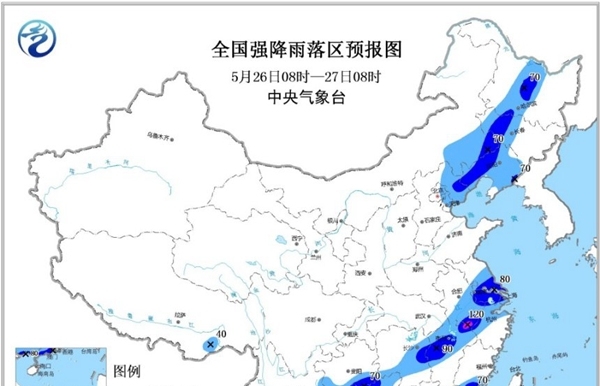 暴雨黄色预警 京津冀苏皖等多地有大雨或暴雨