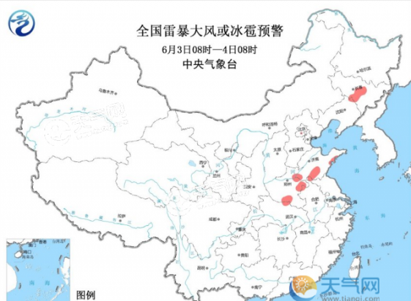 2019高考前强对流会袭击这些地方 湖北安徽河南东北有大风冰雹