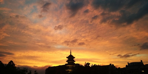 福州久雨逢晴  晚霞和彩虹惊艳了天空-图5