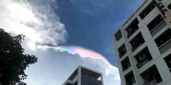 活久见！广西南宁雨后惊现七彩祥云-图5