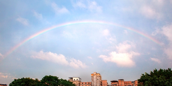 活久见！广西南宁雨后惊现七彩祥云-图6