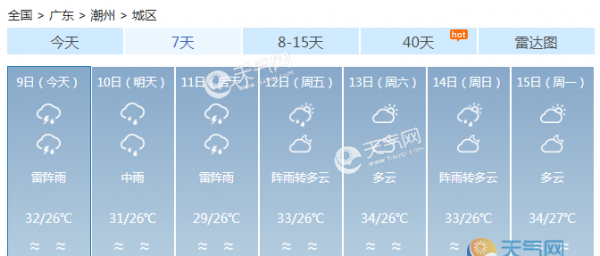广东大部出现大到暴雨 明强降雨持续雷雨雪上加霜