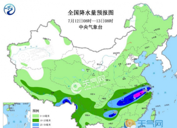 黄淮华北雷阵雨多发 南方今明雨水减弱