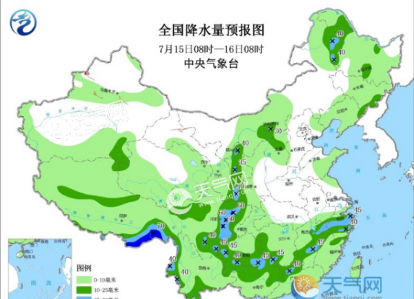 东北雷阵雨天气多发 西南东部有暴雨大暴雨来袭