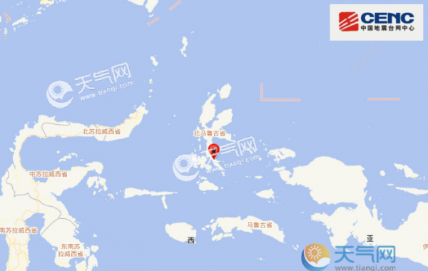 印尼7.1级地震后余震频繁 至少3次5级以上余震在同一位置发生