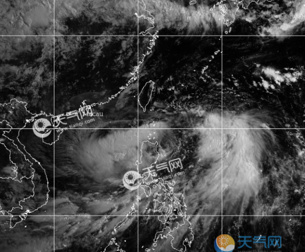 2019年5号台风最新路径 “丹娜丝”正逼近台湾最强可达10级