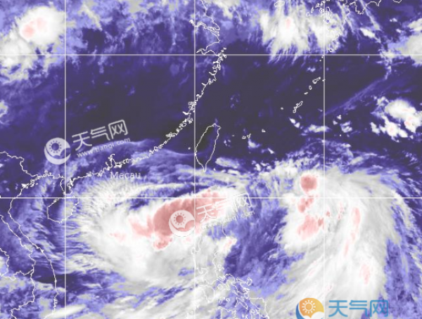 台风丹娜丝2019最新消息 “丹娜丝”形状怪异“身首异处”