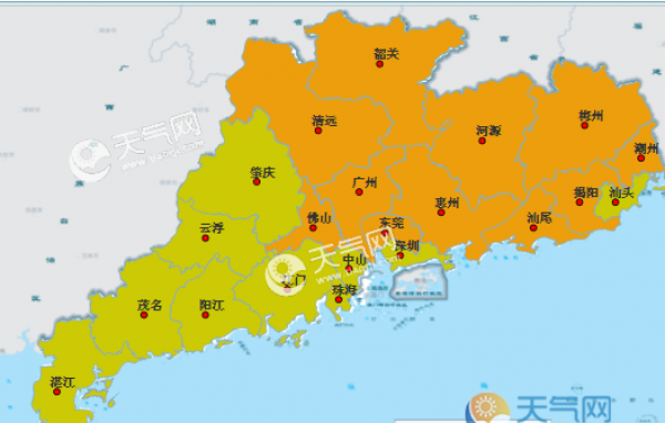 2019广东台风最新动态 台风丹娜丝中心难辨潮汕将受影响
